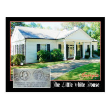 Peu de Maison Blanche du FDR, Warm Springs, GA Cartes Postales