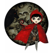 Peu de T-shirt rouge de Capuccine