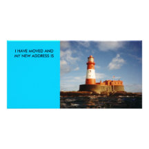 PHARE ANGLETERRE DE FARNE MODÈLE POUR PHOTOCARTE