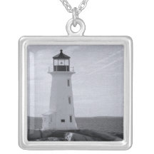Phare de crique de B&W Peggy Collier Personnalisé