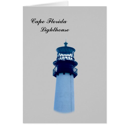 Phare de la Floride de cap Cartes De Vœux