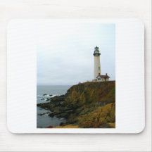Phare de point de pigeon tapis de souris