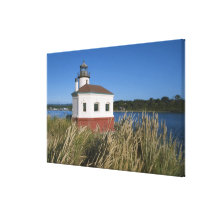 Phare de rivière de Coquille, Orégon, Etats-Unis Impressions Sur Toile