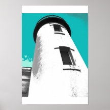 Phare de rivière de Coquille Posters