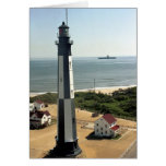 Phare d'histoire de fort cartes de vœux