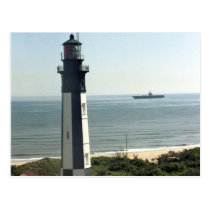 Phare d'histoire de fort cartes postales