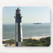 Phare d'histoire de fort tapis de souris
