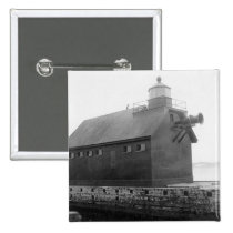 Phare grand 2 d'asile badges publicitaires