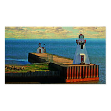 Phare vintage cartes de visite professionnelles
