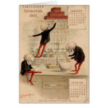 Pharmacie squelettique cartes de vœux
