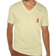 PHawk V jaune - rouge et bleu de cou T-shirts