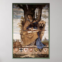Philipp Veit - chiffre allégorique de Germania Posters