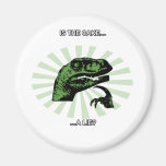 Philosoraptor koekt en ligt koelkast magneten