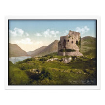 Photo de cru de château de Llanberis Dolbadarn Cartons D'invitation