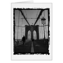 Photo de pont de Brooklyn Cartes De Vœux