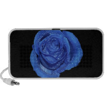 Photo magnifique d'art de rose de bleu haut-parleur