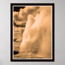 Photo vieux Yellowstone fidèle d'art Posters
