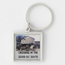 Photo vintage Keychain avec des erreurs hippomobil Porte-clé