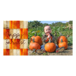 Photocard de bloc texturisé par chute cartes avec photo