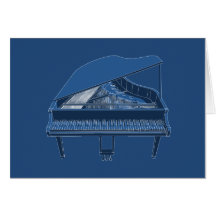 Piano à queue : Peinture de modèle : Cartes
