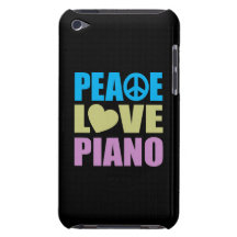 Piano d'amour de paix étui barely there iPod