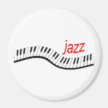 Piano de jazz aimants