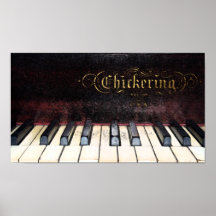 Piano en Sleutels Print