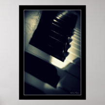 piano sleutels afdruk