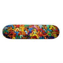 piaulements planches à roulettes customisées