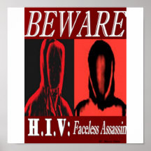 PIC D'ASSASSIN D'HIV POSTERS