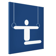 Pictogramme de gymnastique toile tendue