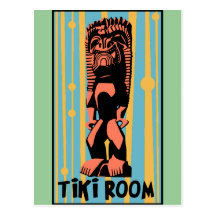 Pièce de Tiki Carte Postale