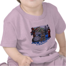 Pièce en t de bébé de point de repère de T-shirts 