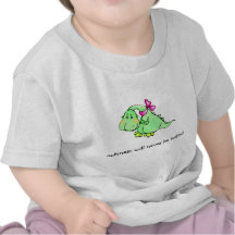 Pièce en t de Dino de bébé T-shirt