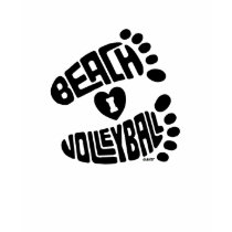 PIÈCE EN T DE VOLLEYBALL DE PLAGE T-SHIRT