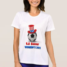 Pièce en t des femmes 2011 du football des USA T-shirt