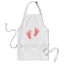 Pieds de bébé tablier