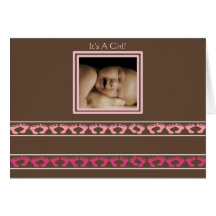 Pieds mignons de bébé d'Annoucement de bébé votre  Cartes De Vœux