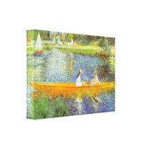 Pierre Renoir - la Seine Impressions Sur Toile