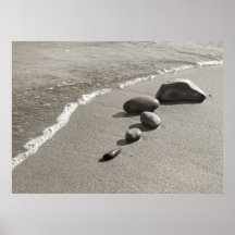 Pierres de mer - affiche