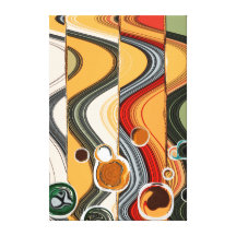 Pierres en baisse impression sur toile
