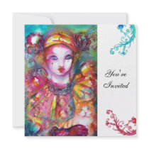 PIERROT AVEC la partie de mascarade de CAT/mardi g
