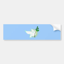 Pigeon de paix dove peace adhésif pour voiture