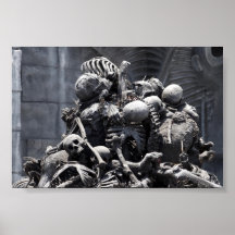 Pile squelettique posters