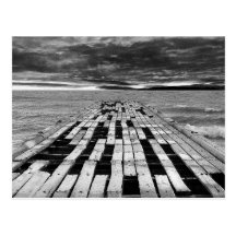 Pilier en bois cartes postales