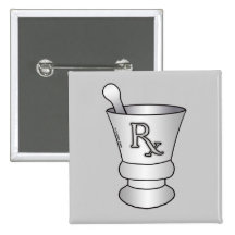 Pilon de mortier de RX Badge Avec Épingle