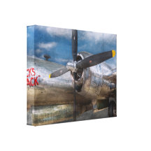 Pilote - avion - le B-29 Superfortress Toile Tendue Sur Châssis