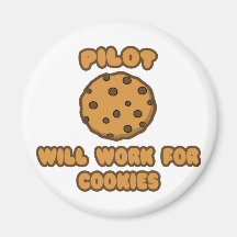 Pilote. Travaillera pour des biscuits Magnets