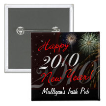 Pin 2010 - cadeau de bonne année de patron pin's avec agrafe
