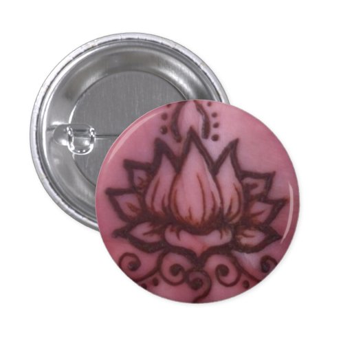 Pin de Lotus de main de henné Pin's